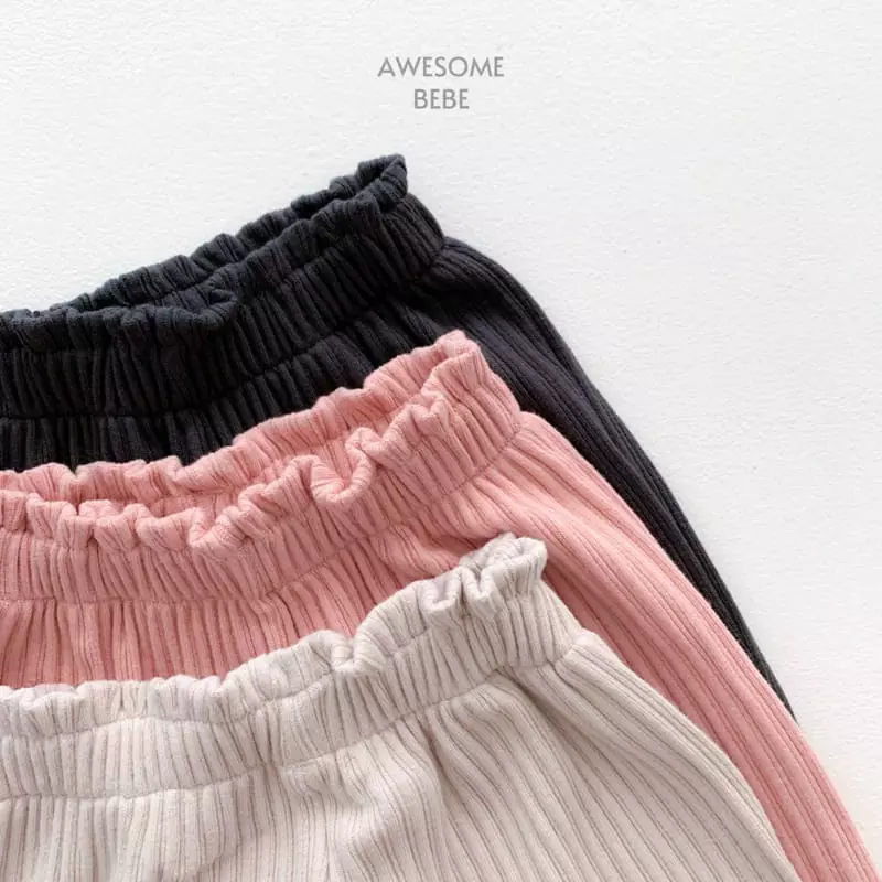 Awesome Bebe - Korean Children Fashion - #magicofchildhood - Terry Rib Pants - 7