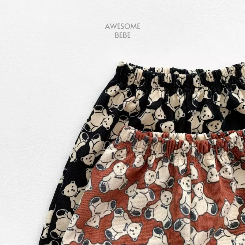Awesome Bebe - Korean Children Fashion - #magicofchildhood - Bear Pants - 6