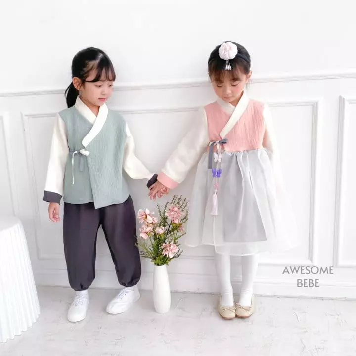 Awesome Bebe - Korean Children Fashion - #minifashionista - Pastel Hanbok Boy - 8