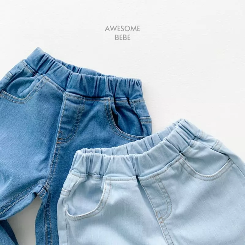 Awesome Bebe - Korean Children Fashion - #minifashionista - Span Straight Jeans - 3
