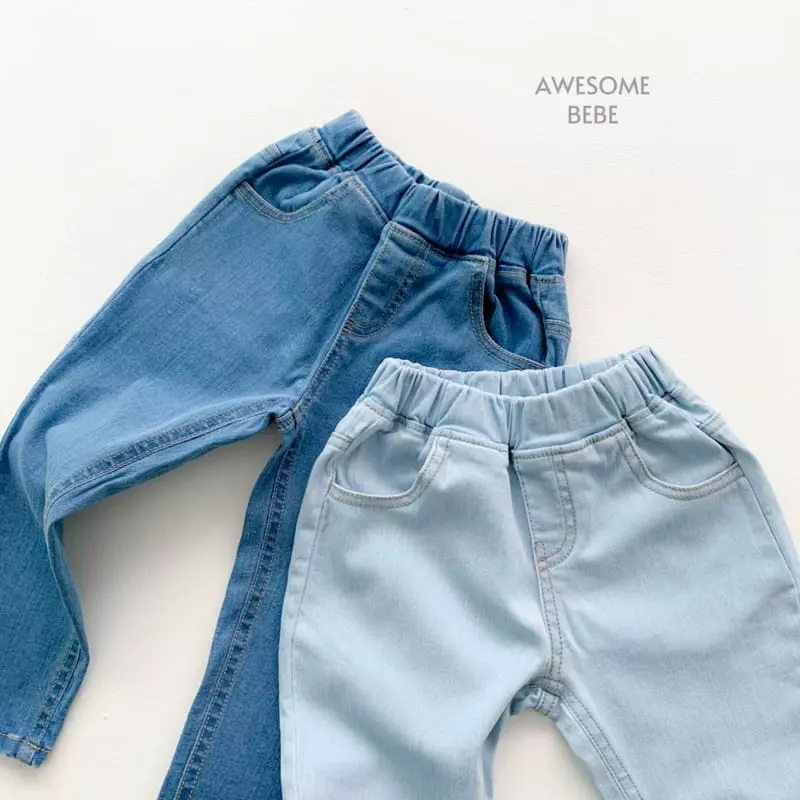 Awesome Bebe - Korean Children Fashion - #minifashionista - Span Straight Jeans - 4