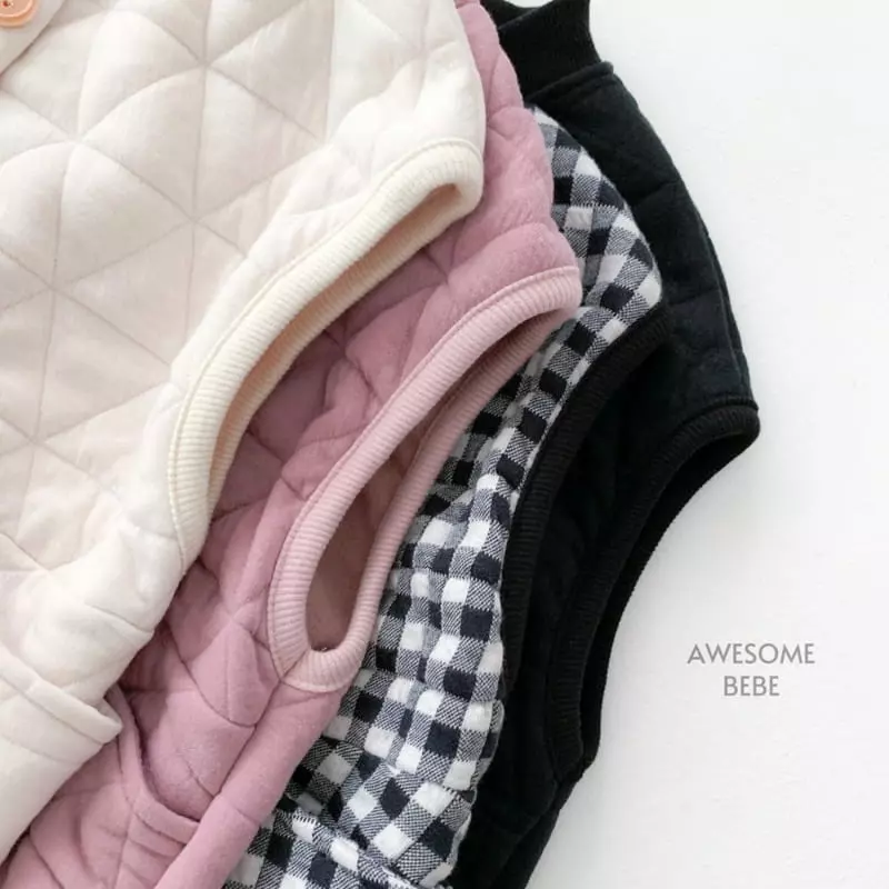 Awesome Bebe - Korean Children Fashion - #prettylittlegirls - Quiliting Vest - 11