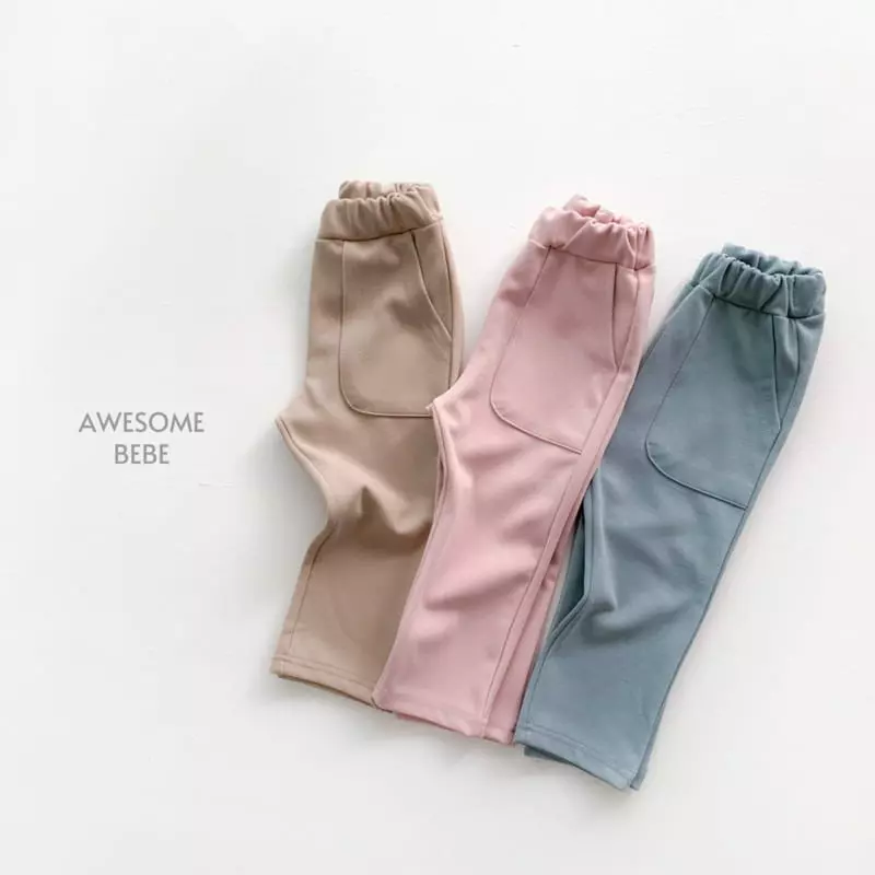 Awesome Bebe - Korean Children Fashion - #stylishchildhood - Pocket Span Pants - 3