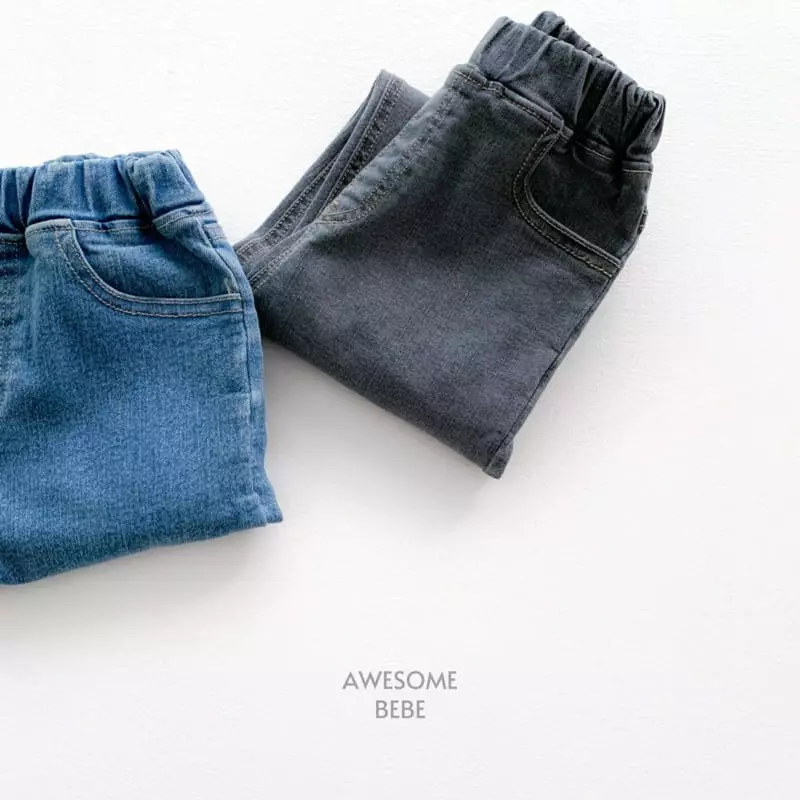 Awesome Bebe - Korean Children Fashion - #prettylittlegirls - Semi Baggy Jeans - 4