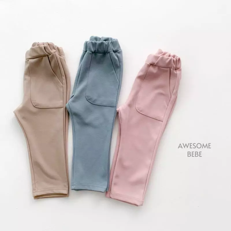 Awesome Bebe - Korean Children Fashion - #toddlerclothing - Pocket Span Pants - 2