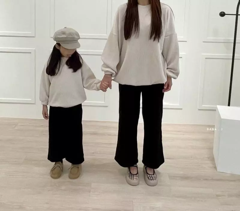 Baba J - Korean Children Fashion - #childofig - Rib Wide Pants with Mom - 7