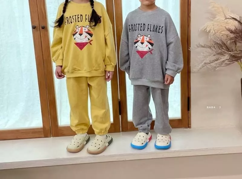 Baba J - Korean Children Fashion - #childrensboutique - Tiger Top Bottom Set - 2