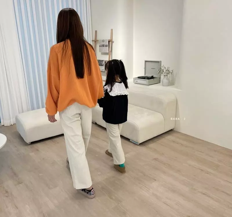 Baba J - Korean Children Fashion - #discoveringself - Rib Wide Pants with Mom - 10