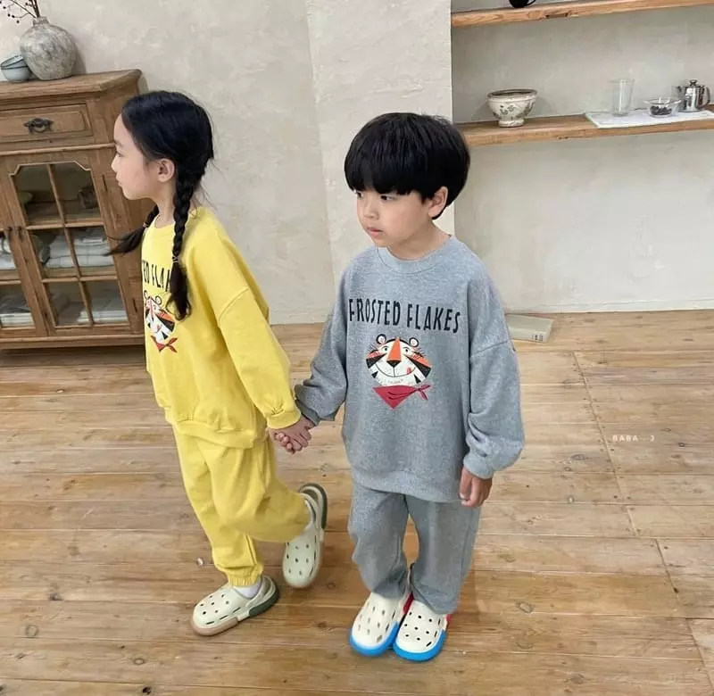 Baba J - Korean Children Fashion - #kidsshorts - Tiger Top Bottom Set - 6