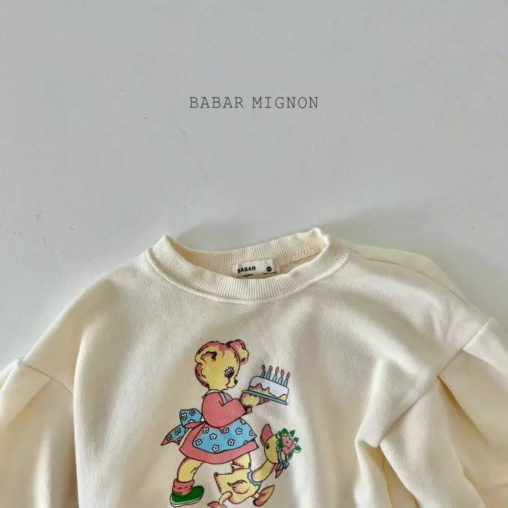Babar Mignon - Korean Children Fashion - #Kfashion4kids - Cake Sweatshirt - 10