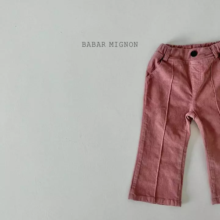 Babar Mignon - Korean Children Fashion - #Kfashion4kids - Rib Bootscut Pants - 9