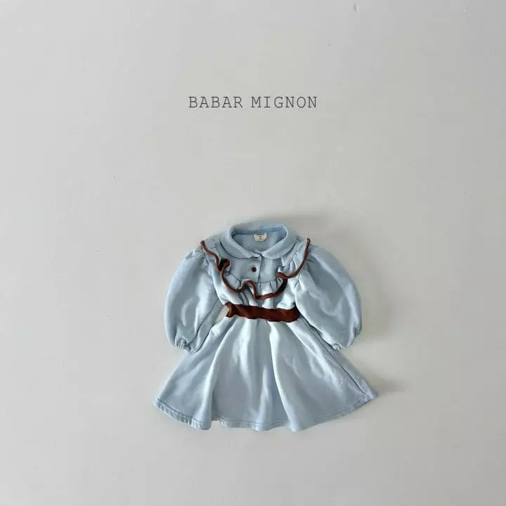 Babar Mignon - Korean Children Fashion - #Kfashion4kids - Frill Collar One-piece - 8