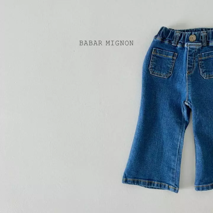 Babar Mignon - Korean Children Fashion - #Kfashion4kids - Semi Wide Jeans - 2