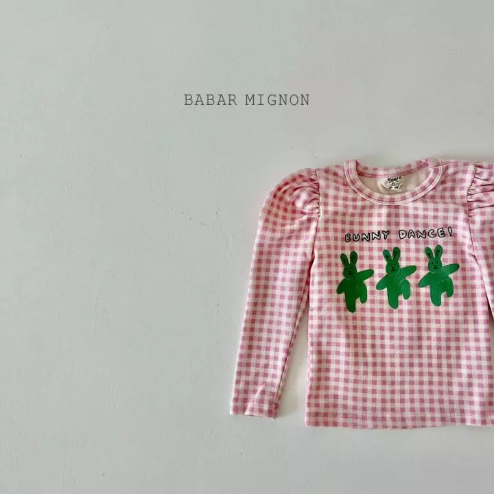 Babar Mignon - Korean Children Fashion - #Kfashion4kids - Rabbit Puff Tee - 12