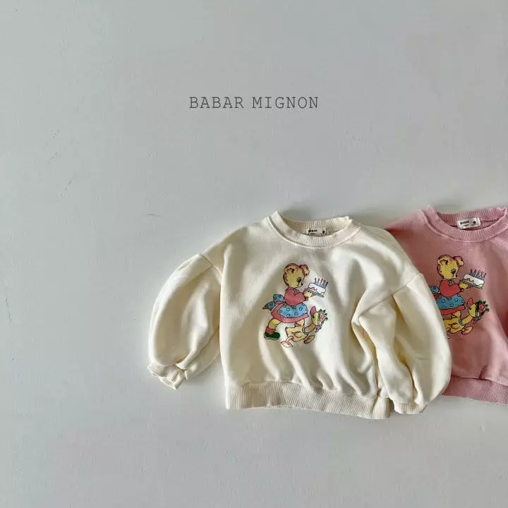 Babar Mignon - Korean Children Fashion - #childofig - Cake Sweatshirt - 2