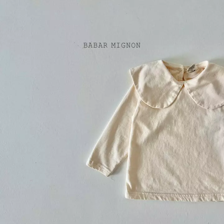Babar Mignon - Korean Children Fashion - #childofig - Basic Big Collar Tee - 10