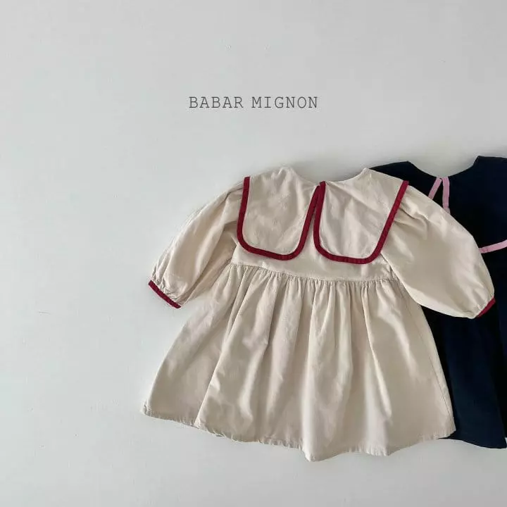 Babar Mignon - Korean Children Fashion - #childofig - Rabbit Embroidery One-piece - 6