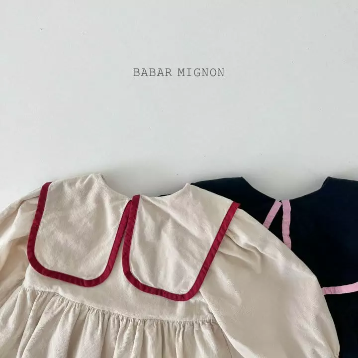 Babar Mignon - Korean Children Fashion - #childofig - Rabbit Embroidery One-piece - 7
