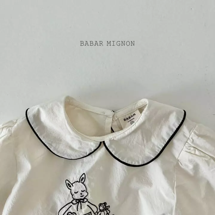 Babar Mignon - Korean Children Fashion - #childrensboutique - Embroidery Collar Blouse - 10