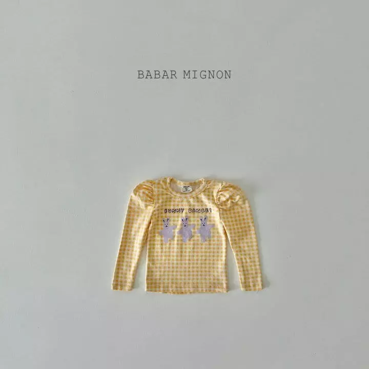 Babar Mignon - Korean Children Fashion - #childrensboutique - Rabbit Puff Tee - 5