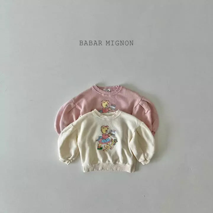 Babar Mignon - Korean Children Fashion - #childrensboutique - Cake Sweatshirt - 4