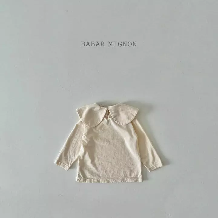 Babar Mignon - Korean Children Fashion - #designkidswear - Basic Big Collar Tee - 12