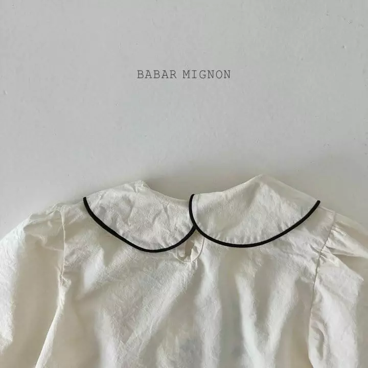 Babar Mignon - Korean Children Fashion - #designkidswear - Embroidery Collar Blouse - 11