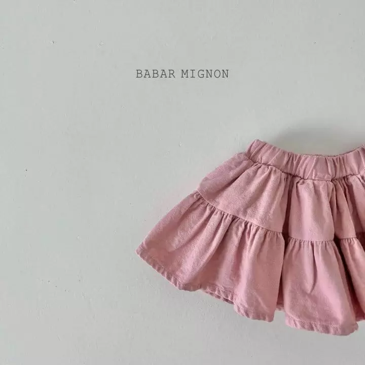 Babar Mignon - Korean Children Fashion - #designkidswear - Fleece Cancan Skirt - 8