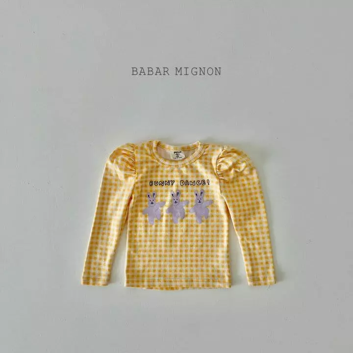 Babar Mignon - Korean Children Fashion - #designkidswear - Rabbit Puff Tee - 6