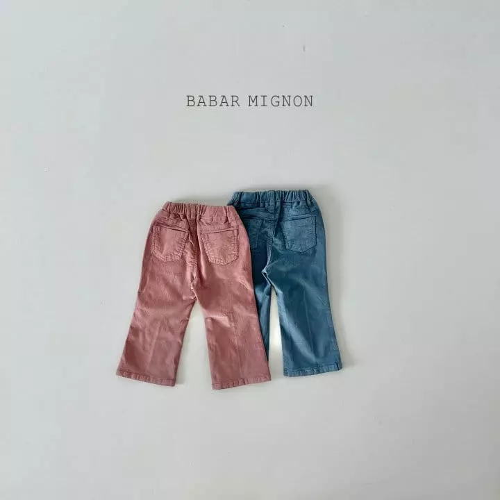 Babar Mignon - Korean Children Fashion - #designkidswear - Rib Bootscut Pants - 4