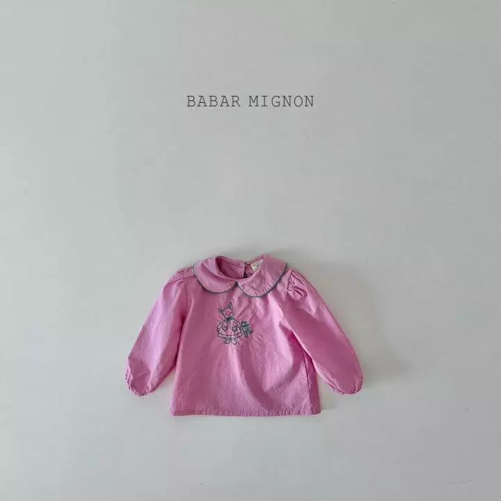 Babar Mignon - Korean Children Fashion - #discoveringself - Embroidery Collar Blouse - 12
