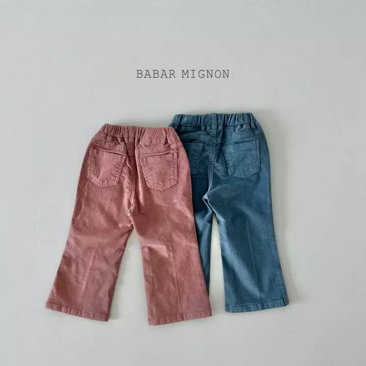 Babar Mignon - Korean Children Fashion - #fashionkids - Rib Bootscut Pants - 5