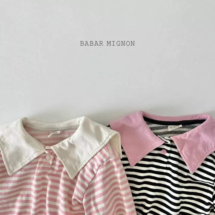 Babar Mignon - Korean Children Fashion - #fashionkids - Big Collar Sweatshisrt - 3