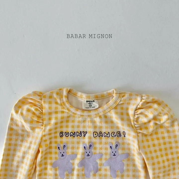 Babar Mignon - Korean Children Fashion - #fashionkids - Rabbit Puff Tee - 8