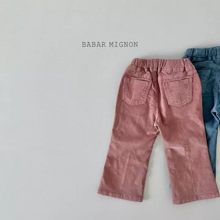 Babar Mignon - Korean Children Fashion - #kidsshorts - Rib Bootscut Pants - 6