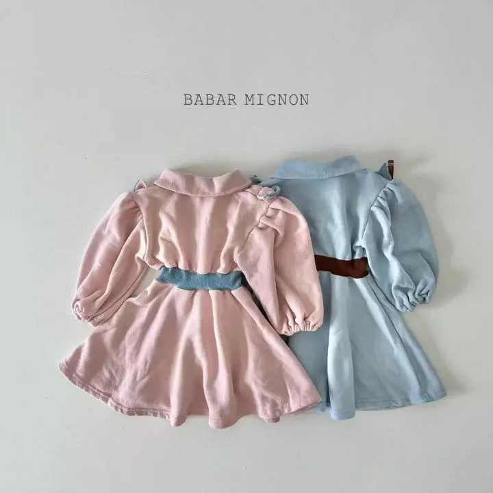 Babar Mignon - Korean Children Fashion - #kidsshorts - Frill Collar One-piece - 5