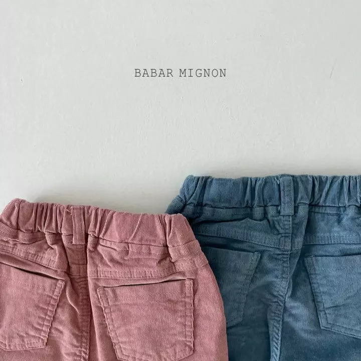 Babar Mignon - Korean Children Fashion - #kidsstore - Rib Bootscut Pants - 7