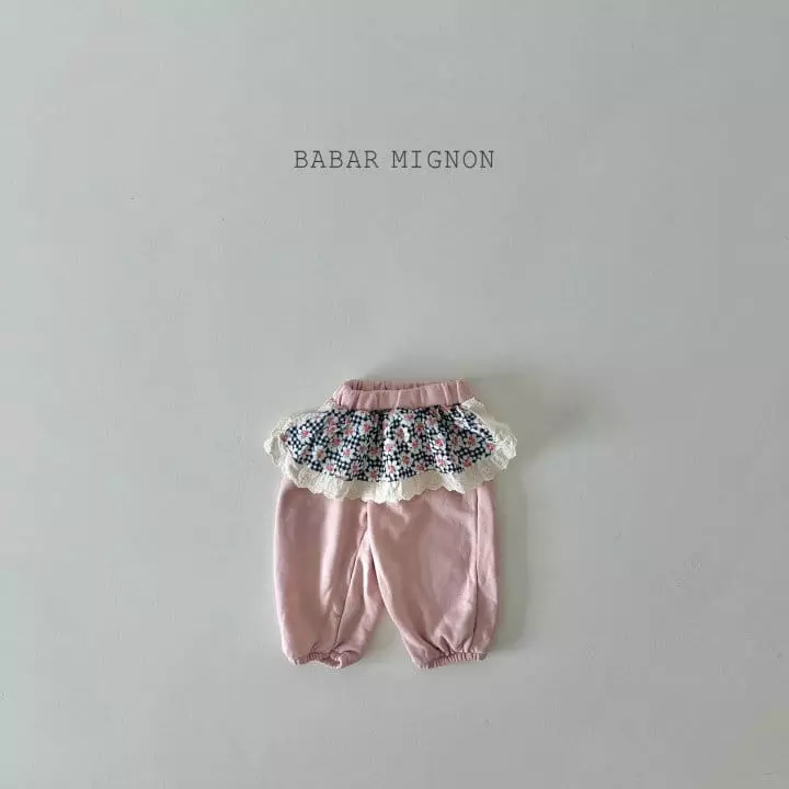 Babar Mignon - Korean Children Fashion - #kidsshorts - Flower Pants - 4
