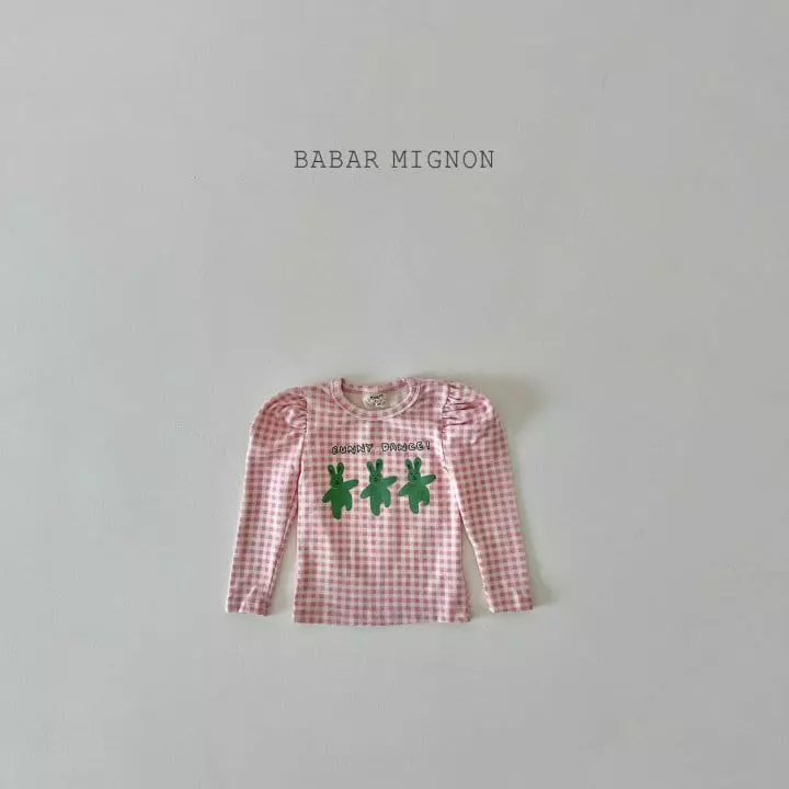 Babar Mignon - Korean Children Fashion - #kidsstore - Rabbit Puff Tee - 10