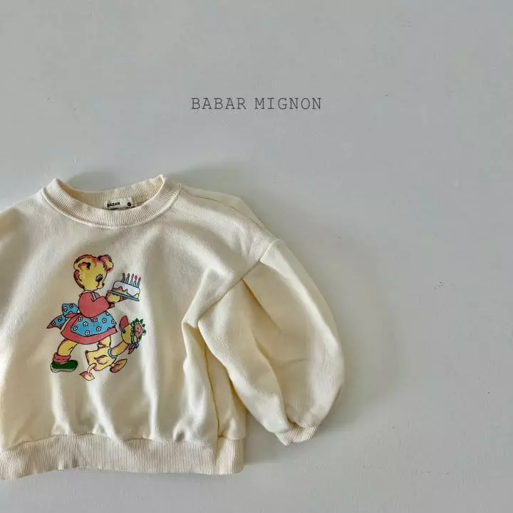 Babar Mignon - Korean Children Fashion - #kidzfashiontrend - Cake Sweatshirt - 9