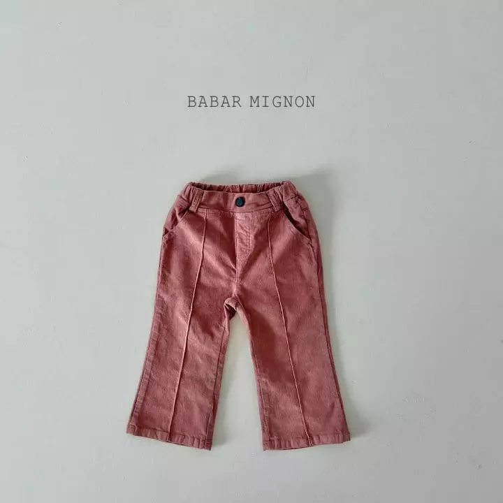 Babar Mignon - Korean Children Fashion - #kidzfashiontrend - Rib Bootscut Pants - 8