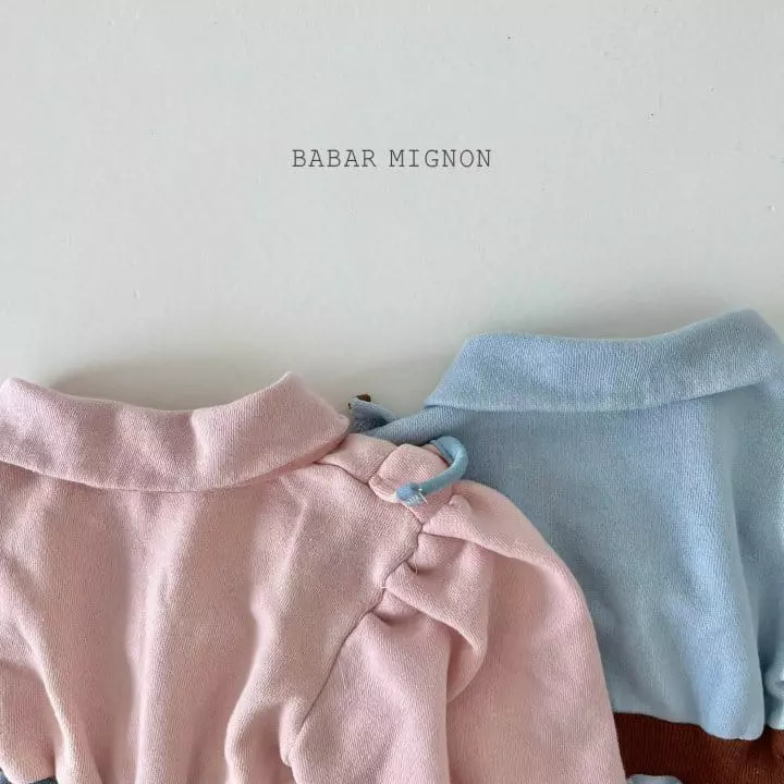 Babar Mignon - Korean Children Fashion - #kidzfashiontrend - Frill Collar One-piece - 7