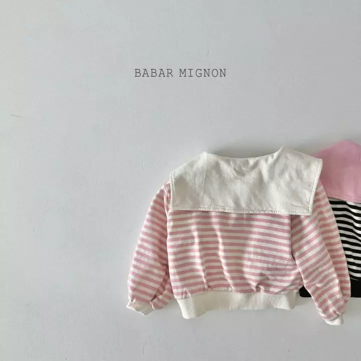 Babar Mignon - Korean Children Fashion - #kidzfashiontrend - Big Collar Sweatshisrt - 6