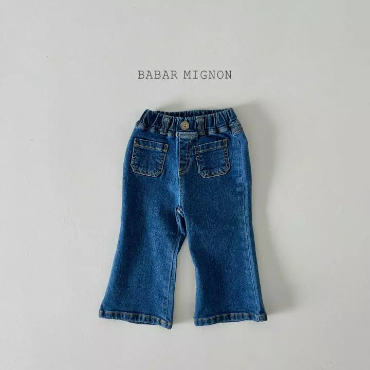 Babar Mignon - Korean Children Fashion - #kidzfashiontrend - Semi Wide Jeans