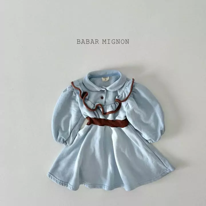 Babar Mignon - Korean Children Fashion - #littlefashionista - Frill Collar One-piece - 9