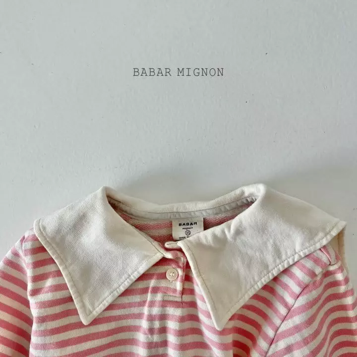 Babar Mignon - Korean Children Fashion - #littlefashionista - Big Collar Sweatshisrt - 8