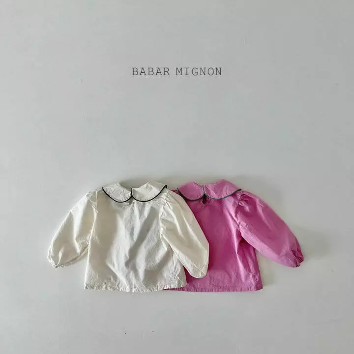 Babar Mignon - Korean Children Fashion - #Kfashion4kids - Embroidery Collar Blouse - 4