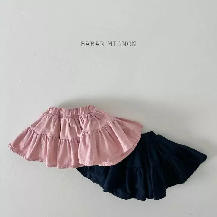 Babar Mignon - Korean Children Fashion - #littlefashionista - Fleece Cancan Skirt