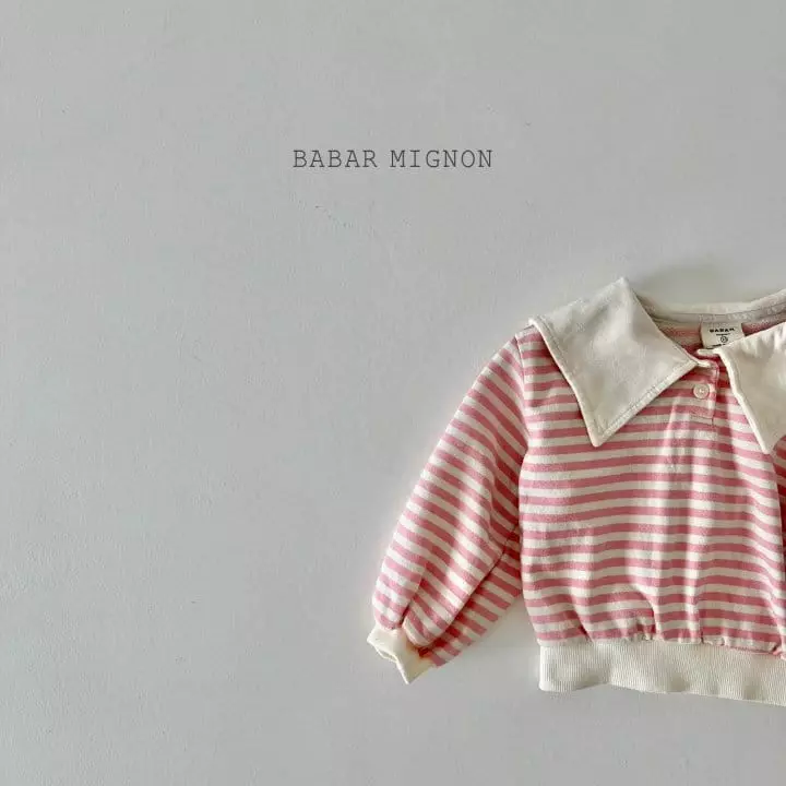 Babar Mignon - Korean Children Fashion - #magicofchildhood - Big Collar Sweatshisrt - 9