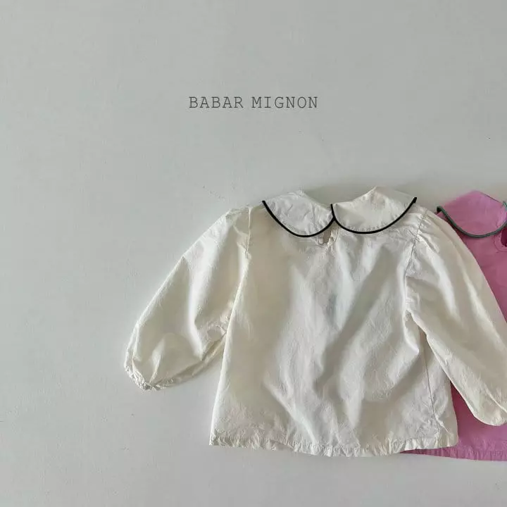 Babar Mignon - Korean Children Fashion - #magicofchildhood - Embroidery Collar Blouse - 5